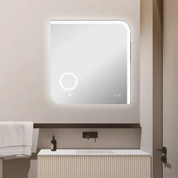 AZARIO зеркало "Golden" влагостойкое с подсветкой+подогрев+линза 700*700