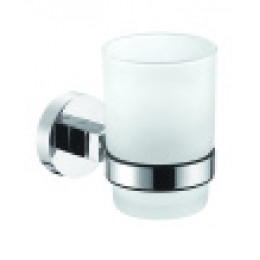 NESSY Стакан стеклянный подвесной, хром