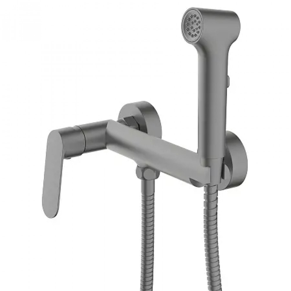 Alanti Гигиенический душ со смесителем, серый графит