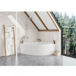 ATHENA Ванна акриловая угловая 150х150 см, без панели и каркаса, белая