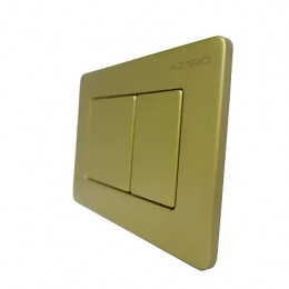 AZARIO NEW-TS Клавиша смыва AZ-SS-003-G  ЗОЛОТАЯ (квадратная) нержавеющая сталь 242x165x29,8мм (инст.AZ-G12 и AZ-TS006T)