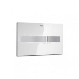 Z_DUPLO  IN-WALL Cмывная клавиша двойная, PL2 белая/хром матовый