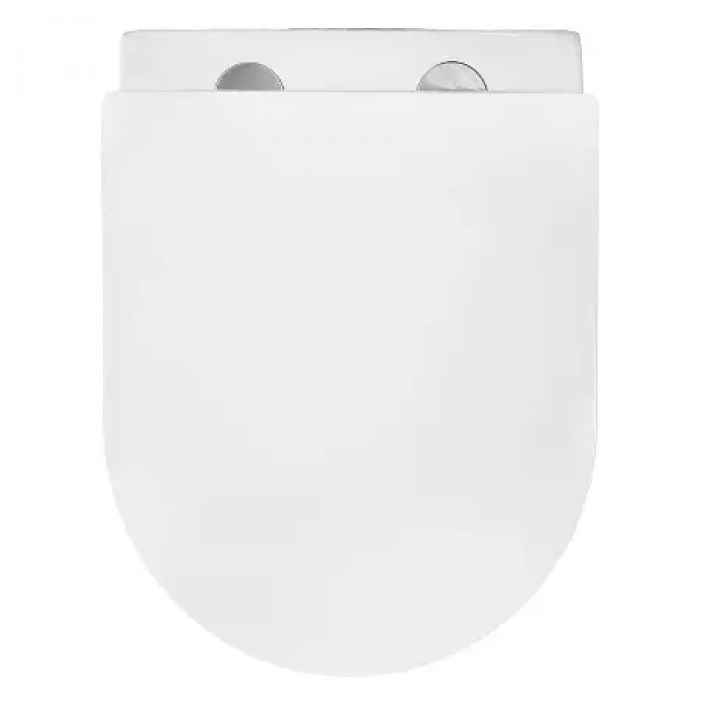 UNO унитаз подвесной, безободковый в комплекте сиденьем микролифт 485x365x365 мм(2 места)