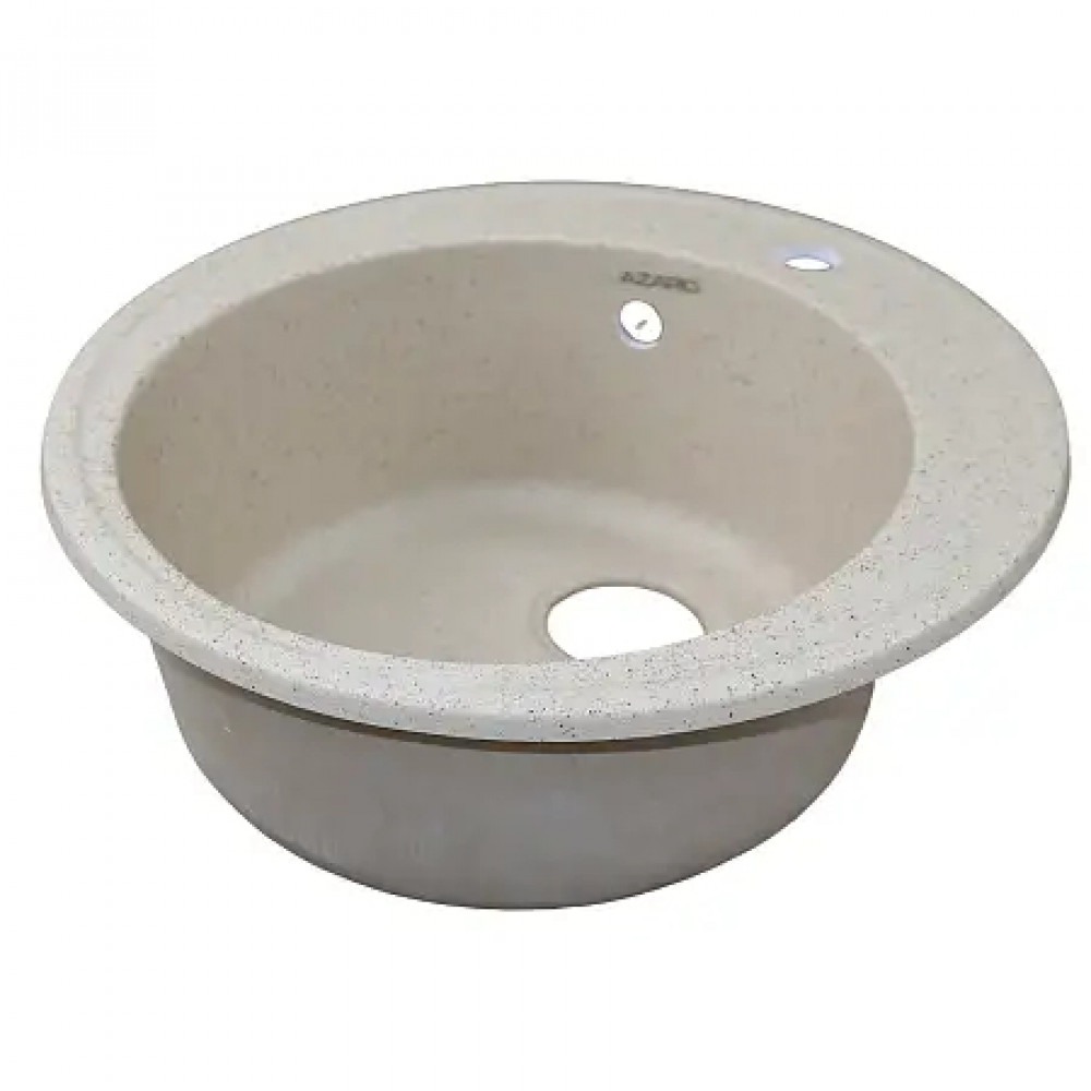 AZARIO кухонная мойка Solo (505x505x190) Песочная (сифон)