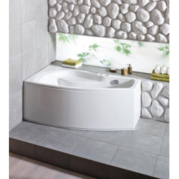 МАЙОРКА ванна акриловая асимметричная 150х90 левосторонняя белая