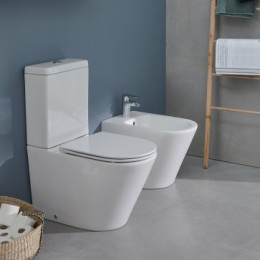 EBJ0002-00 "RODIN+" Биде напольное, белый