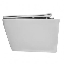 Dezi White унитаз подвесной, с функцией Торнадо, с сиденьем дюропласт, микролифт (1 место)