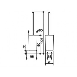30064019000 Edition 300 Туалетный гарнитур, хруст. матовый