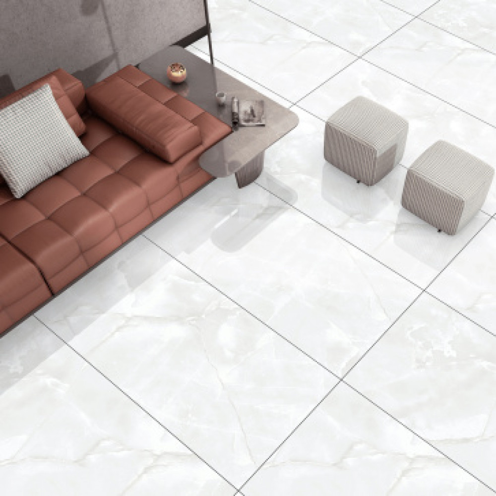 Керамический гранит AZARIO SKY WHITE 60х120 Glossy