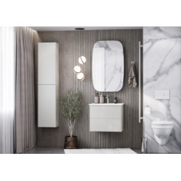 Сохо Шкаф навесной Слэйт\Галька серая