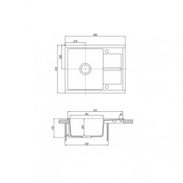 Кухонная Мойка Делия 65 (Песочная)NEW