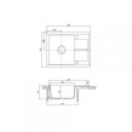 Кухонная Мойка Делия 65 (Песочная)NEW