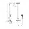 27113400 Raindance Select E 360 Showerpipe для ванны, ½’, белый/хром