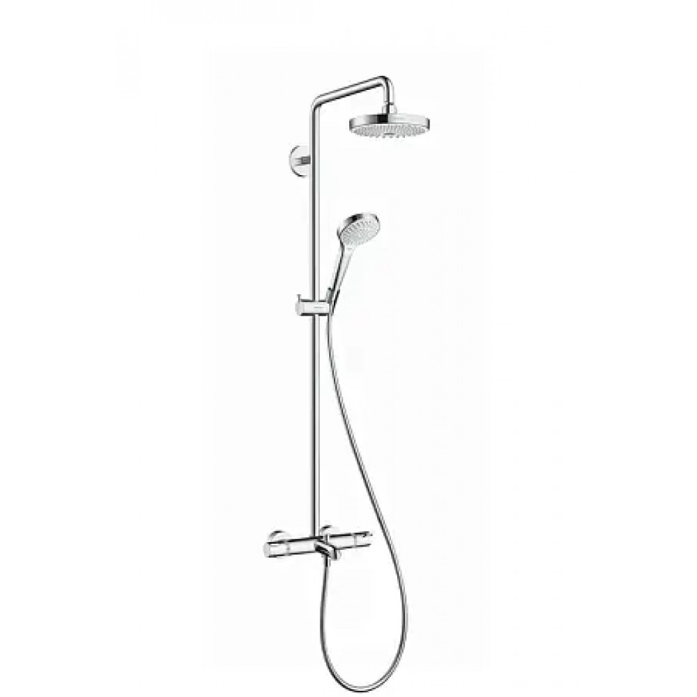 27351400 Croma Select S 180 2jet Showerpipe для ванны, белый/хром