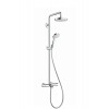 27351400 Croma Select S 180 2jet Showerpipe для ванны, белый/хром