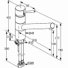 KLUDI SCOPE Однорычажный кухонный смеситель XL, арт. 339300575