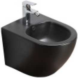 Azario Grado подвесное биде чёрный матовый (ЦВЕТ ПОДХОДИТ ТОЛЬКО ПОД SP) 480*370*325