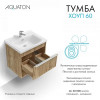 Хоуп Тумба-умывальник 60/1 Орех (БЕЗ Умывальника Миранда-60)