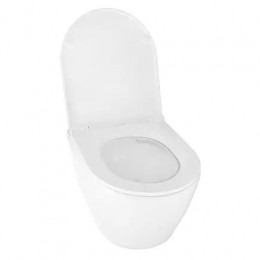 UNO унитаз подвесной, безободковый в комплекте сиденьем микролифт 485x365x365 мм(2 места)