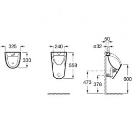 Z_Писсуар Chic с верхним подводом.
