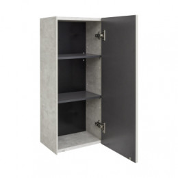 Сохо Шкаф навесной Слэйт\Галька серая