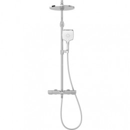 E97389RU-9-CP AVID Колонна для ванны и душа с термостатом, верхним и ручным душем, хром