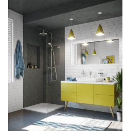 Душевая система со смесителем для душа, KLUDI LOGO DUAL SHOWER SYSTEM, 6808505-00