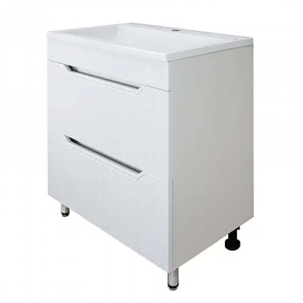 Комплект Тумба HARMONIA 60/2Н напольная с раковиной ЛЮНОКС 60