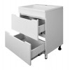 Комплект Тумба HARMONIA 60/2Н напольная с раковиной ЛЮНОКС 60