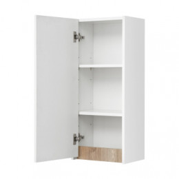 Шкаф навесной Марти Белый/Дуб Эндгрейн