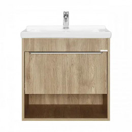 Хоуп Тумба-умывальник 60/1 Орех (БЕЗ Умывальника Миранда-60)