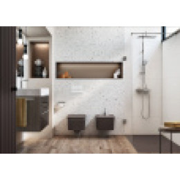 Z_INSPIRA Модуль в комплекте с раковиной  1000 мм, темный дуб/зеркальный фасад