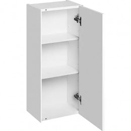 Асти Шкаф навесной Белый матовый/белый глянец