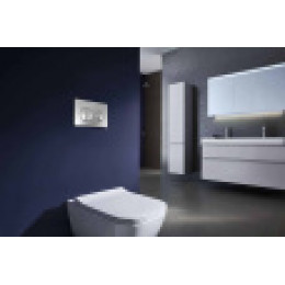 Панель смыва, хром глянец, круглая, AZARIO