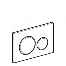Кнопка смыва Geberit Sigma 20 115.882.KK.1 белая с золотом