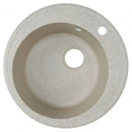 AZARIO кухонная мойка Solo (505x505x190) Песочная (сифон)