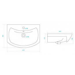 Умывальник "Балтика-60"