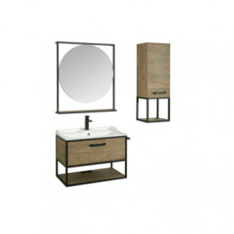 Лофт 80 Тумба-умывальник Фабрик Дуб Кантри