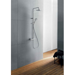 Душевая система со смесителем для душа, KLUDI LOGO DUAL SHOWER SYSTEM, 6808505-00