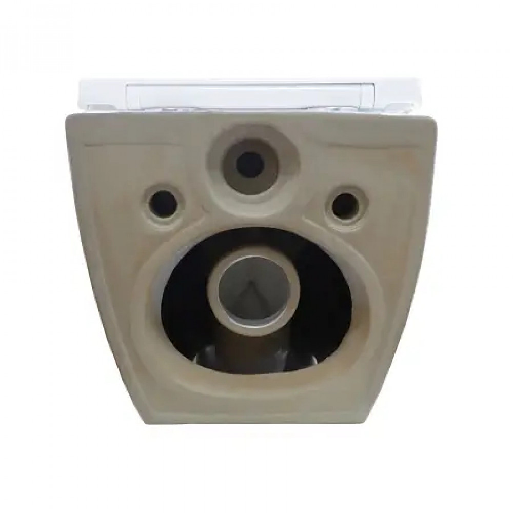 AZ-5175T-WHT RUMBA Унитаз подвесной с системой смыва Tornado в комплекте с быстросъемным сиденьем микролифт, дюропласт 520*360*365mm