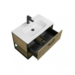 Лофт 80 Тумба-умывальник Фабрик Дуб Кантри