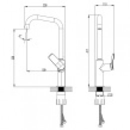 ABILITY Смеситель для кухни, графит