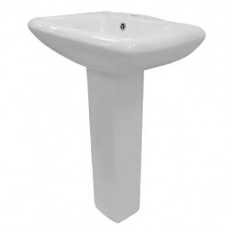 ELANA Раковина с пьедесталом. Размер 560х440х835 мм