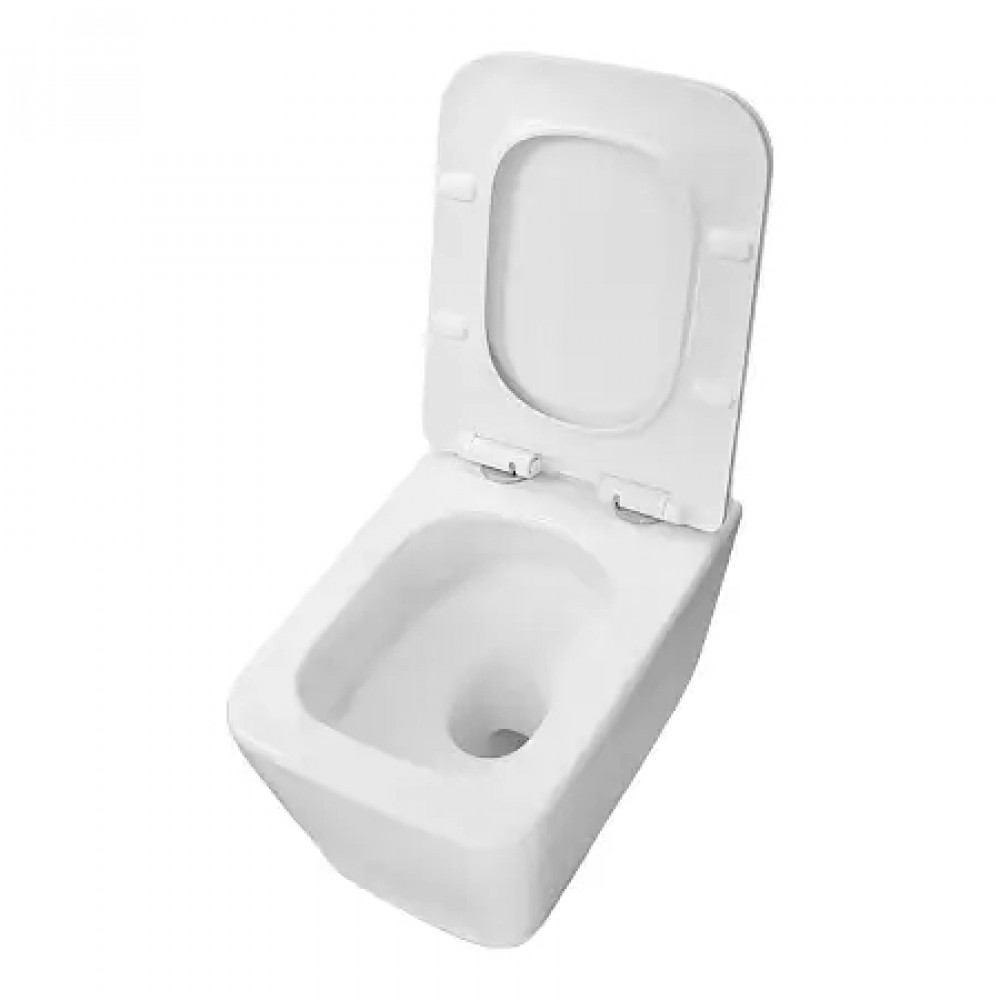 Dezi White унитаз подвесной, с функцией Торнадо, с сиденьем дюропласт, микролифт (1 место)