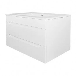 Комплект Тумба Аврора 70 подвесная с раковиной Leone 70 БЕЗ ДОВОДЧИКОВ