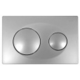 Панель смыва, хром глянец, круглая, AZARIO