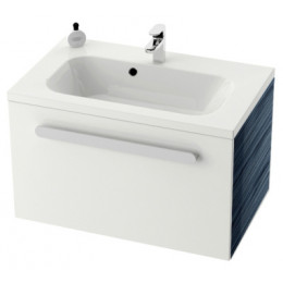 ХХ Тумба под умывальник SDU 800 Chrome белая/белая