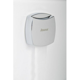 Сточный комплект с заполнением переливом Click Clack хром (квадратный) 800мм