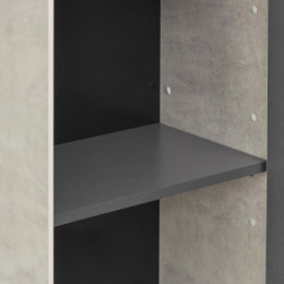 Сохо Шкаф навесной Слэйт\Галька серая