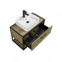 Лофт 80 Тумба-умывальник Фабрик Дуб Кантри